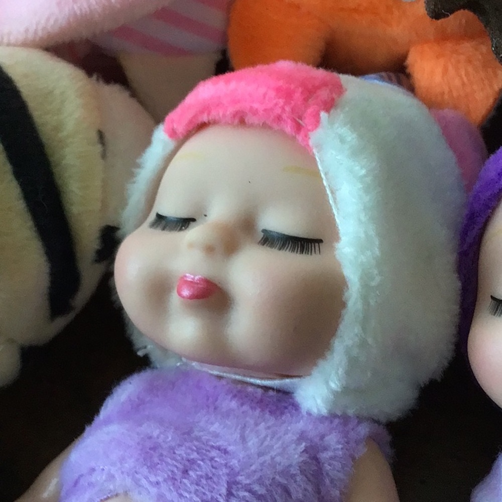 Keyohome Mini newborn baby dolls with animal-themed outfits. Set of 8 - Picture 8 of 15